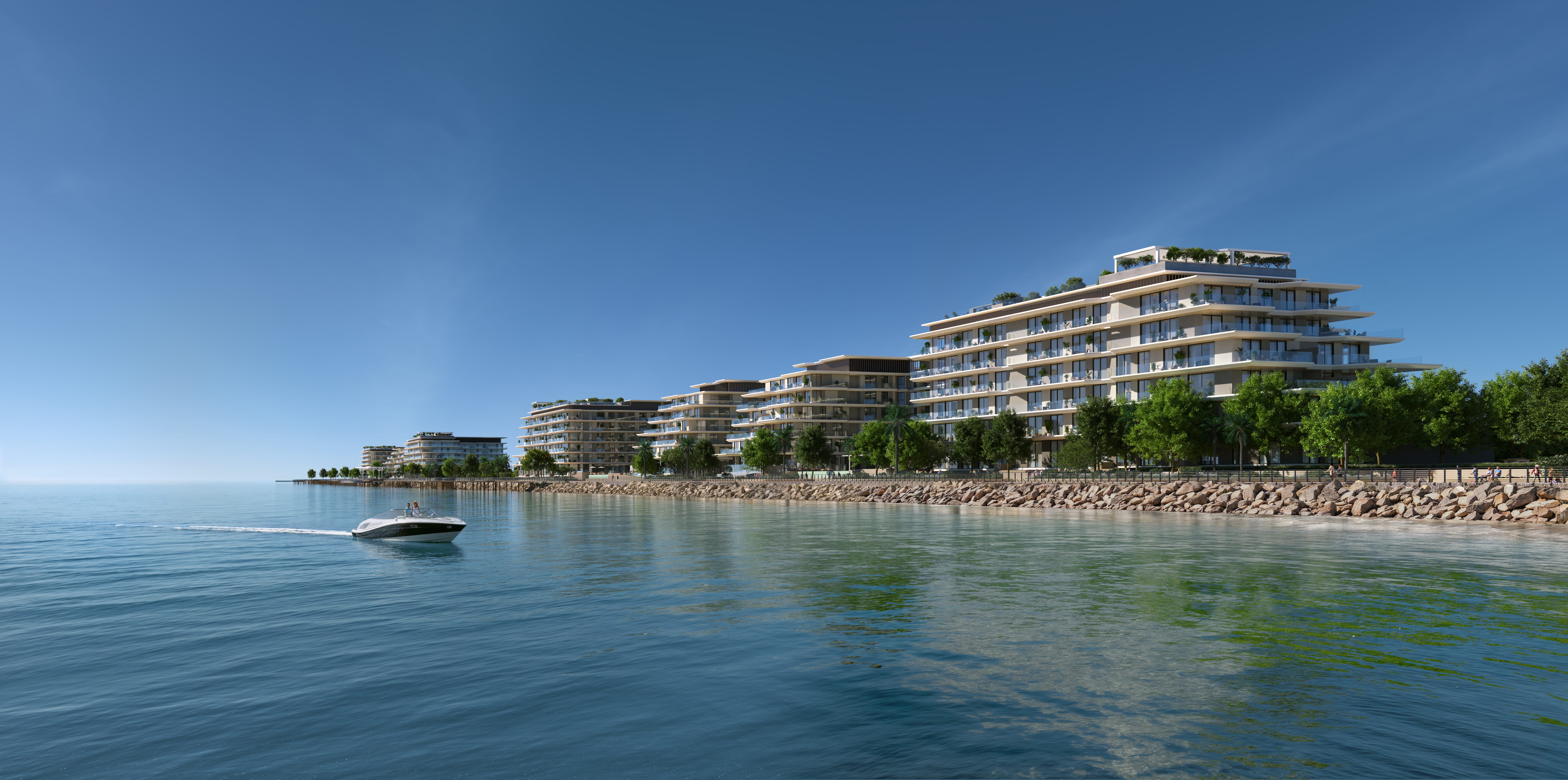Bashayer seen from the water